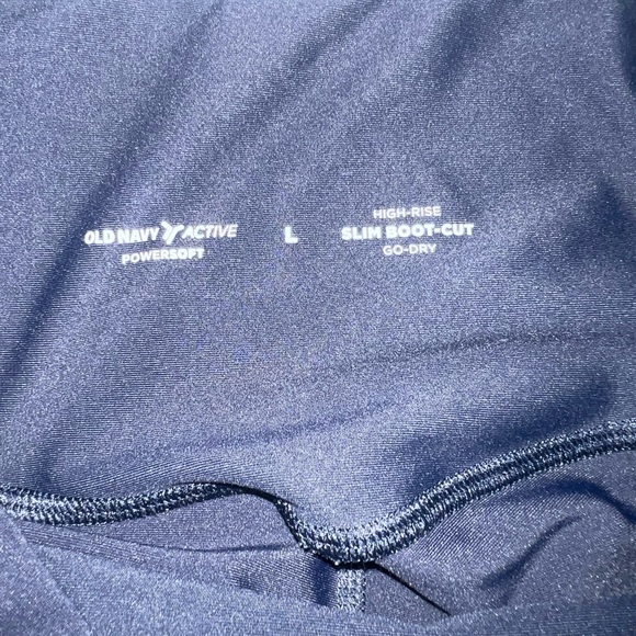 Old Navy Active Navy High-Rise Leggings - Picture 2 of 3